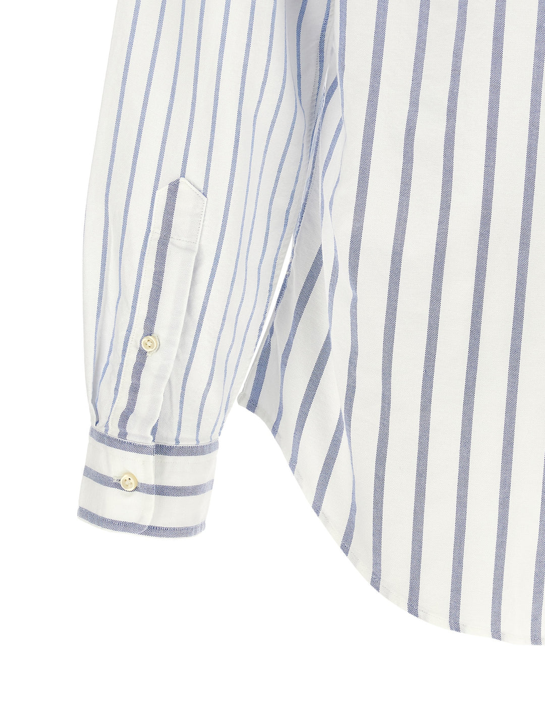 Polo Ralph Lauren Oxford Patchwork Shirt Camicie - Celeste | e60993058f71422e350b70ffebbe9ee22ecd0f8b
