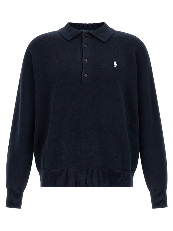Cotton Sweater Maglioni Blu