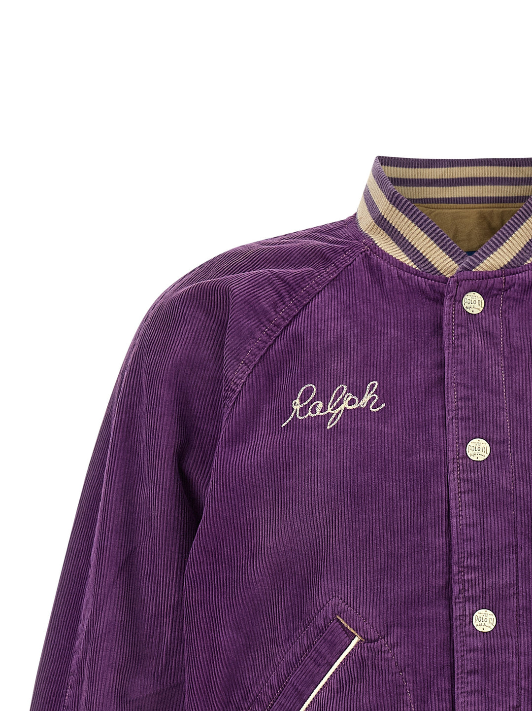 Polo Ralph Lauren Corduroy Jacket Puffer Jackets - Viola | 88ace192206d7e81547f21ec267536a933416f8c