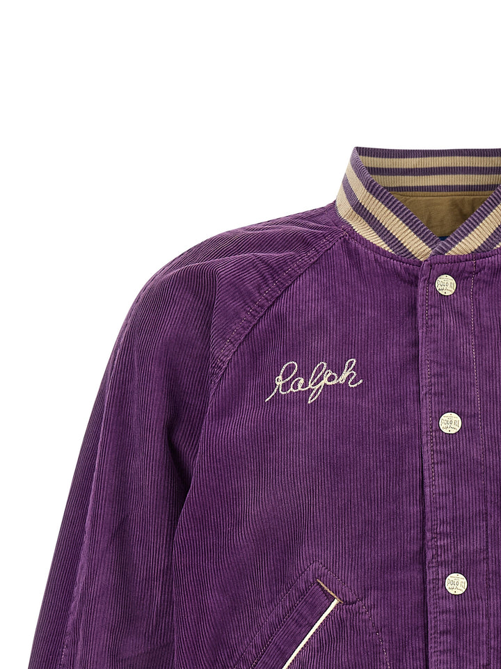 Polo Ralph Lauren Corduroy Jacket Puffer Jackets - Viola | 88ace192206d7e81547f21ec267536a933416f8c