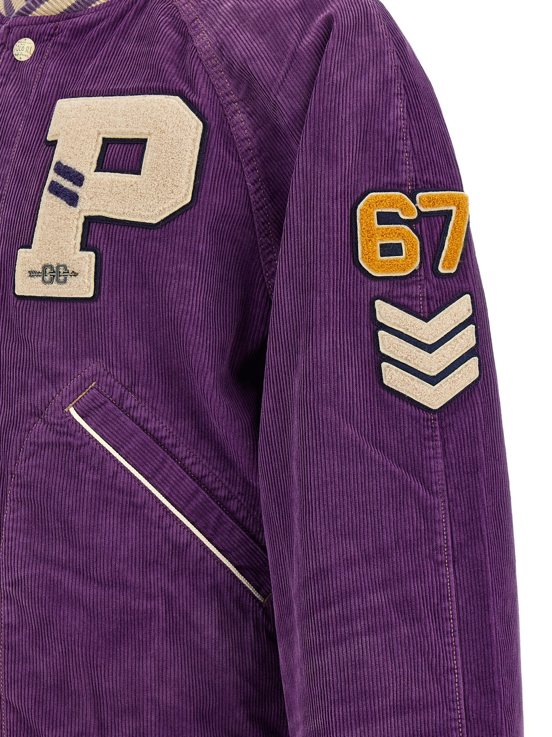 Polo Ralph Lauren Corduroy Jacket Puffer Jackets - Viola | 5c657901e76297fac8cf026354418543b793e56e