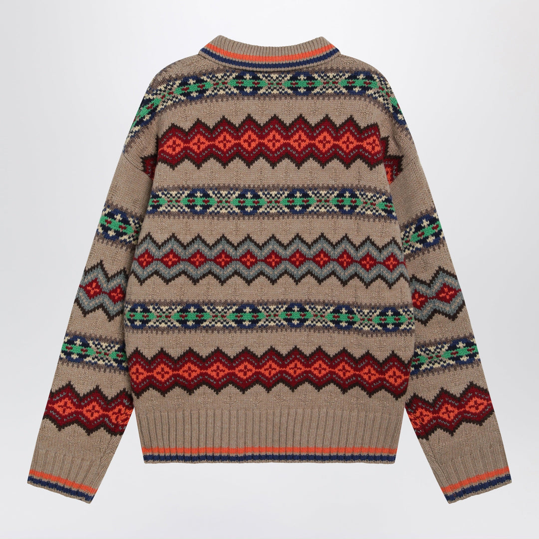 Polo Ralph Lauren Mehrfarbiger Fair-Isle-Pullover aus Wollmix