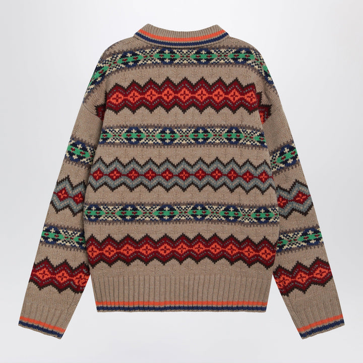 Polo Ralph Lauren Mehrfarbiger Fair-Isle-Pullover aus Wollmix