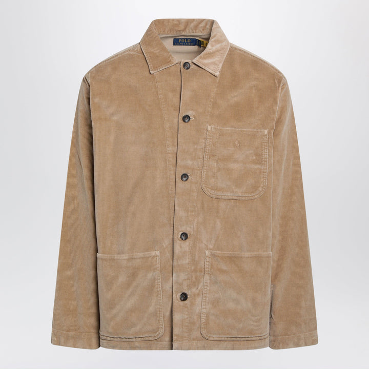 Polo Ralph Lauren Chaqueta Camisera De Algodón Color Camel
