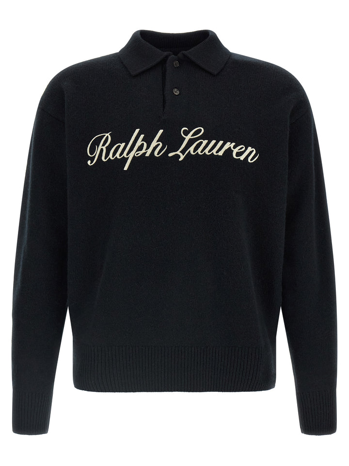 Polo Ralph Lauren Italic Logo  Shirt Polo - Nero | c844c735ea1e2577d93c1e962d3c70a145bb714b