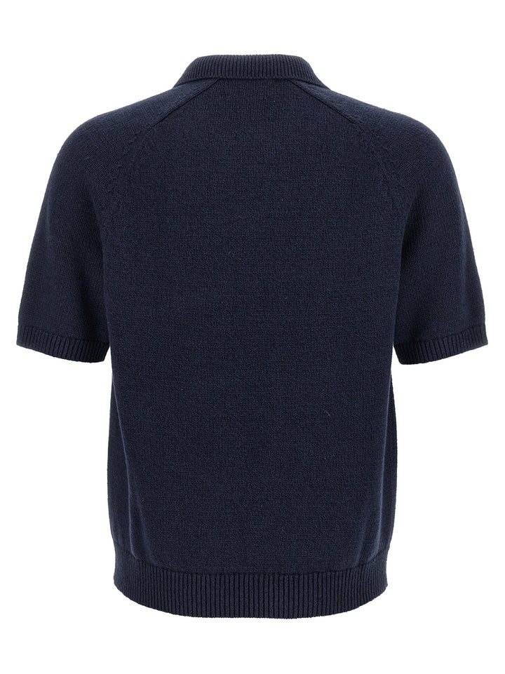 Polo Ralph Lauren Intarsia Logo Sweater Maglioni - Blu | 42dcb37cd935cbd74ae7be034c883e979719a151