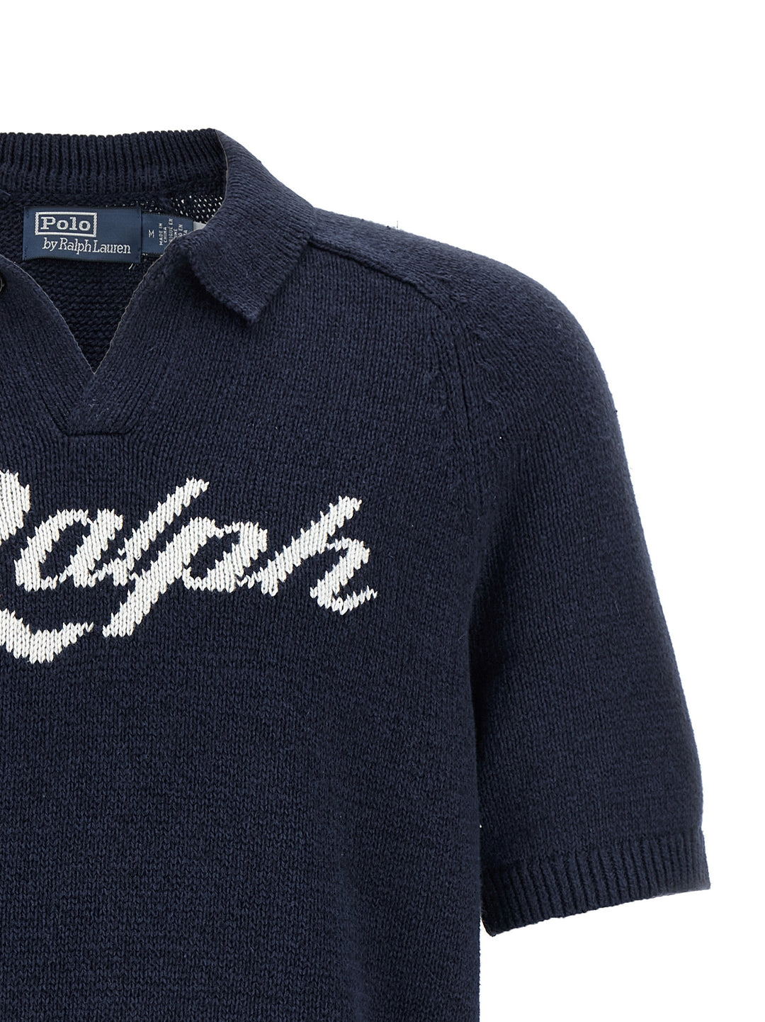 Polo Ralph Lauren Intarsia Logo Sweater Maglioni - Blu | d1e97f9dc31439269dd65b6aa6c21d514e383713