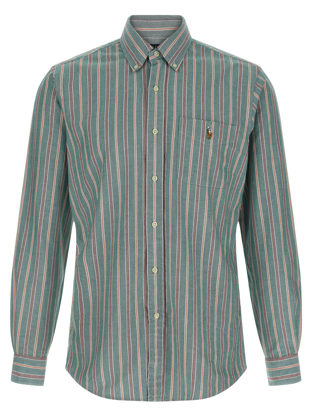 Polo Ralph Lauren Button-Down Striped Shirt Camicie - Verde | 239aad5e1ec0810120d1e21aacb8e2c766964c52