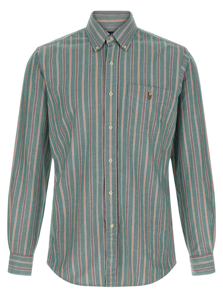 Polo Ralph Lauren Button-Down Striped Shirt Camicie - Verde | 239aad5e1ec0810120d1e21aacb8e2c766964c52