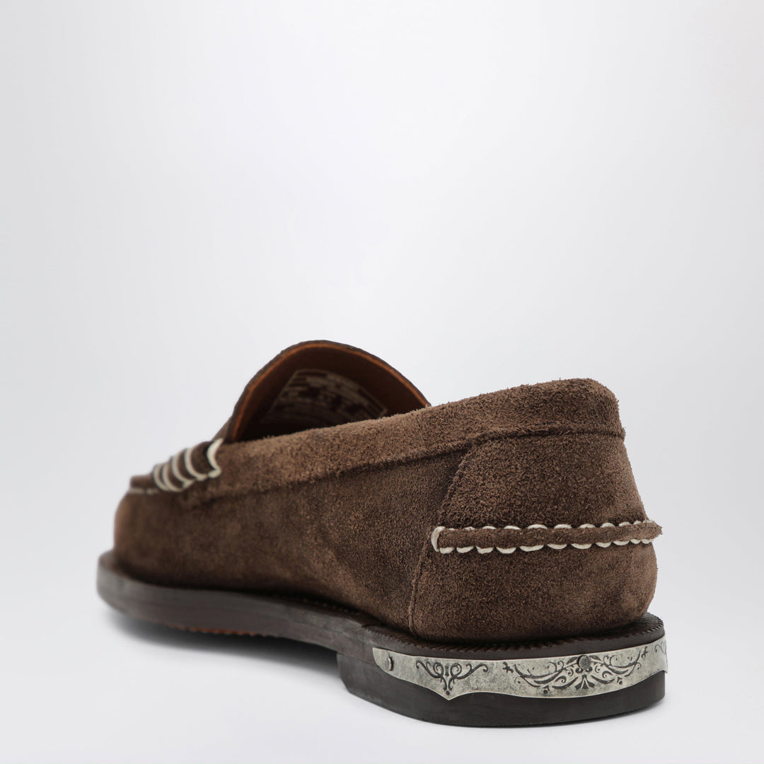 Sebago Braune Dan El Paso Loafer In Suede