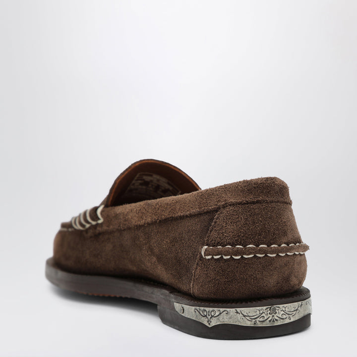 Sebago Braune Dan El Paso Loafer In Suede