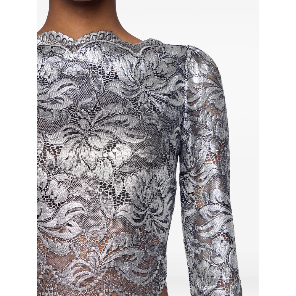 Rabanne Top - Argento | 0591b3b353239170952fbb8876a7bad0c4643db5