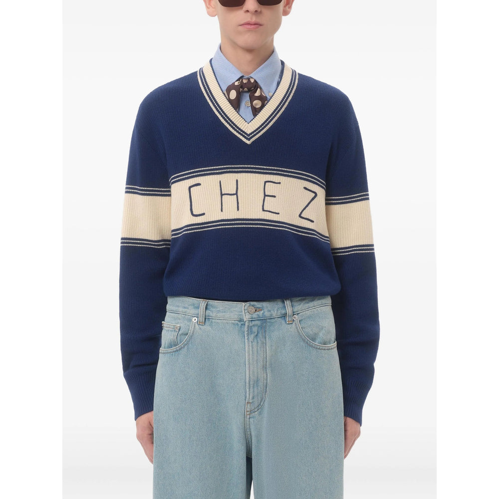 Valentino Maglioni - Blu, Bianco | 4f594d297405bee5452d8cc147e9b3411c06a725