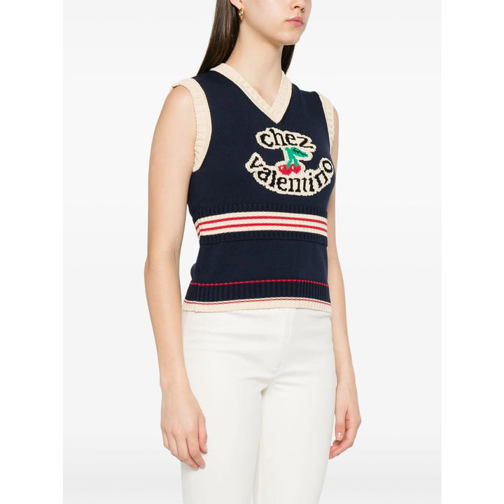 Valentino Top - Blu, Neutro | d16ba217b981d379c33c92292f6a5d4ad2007e57