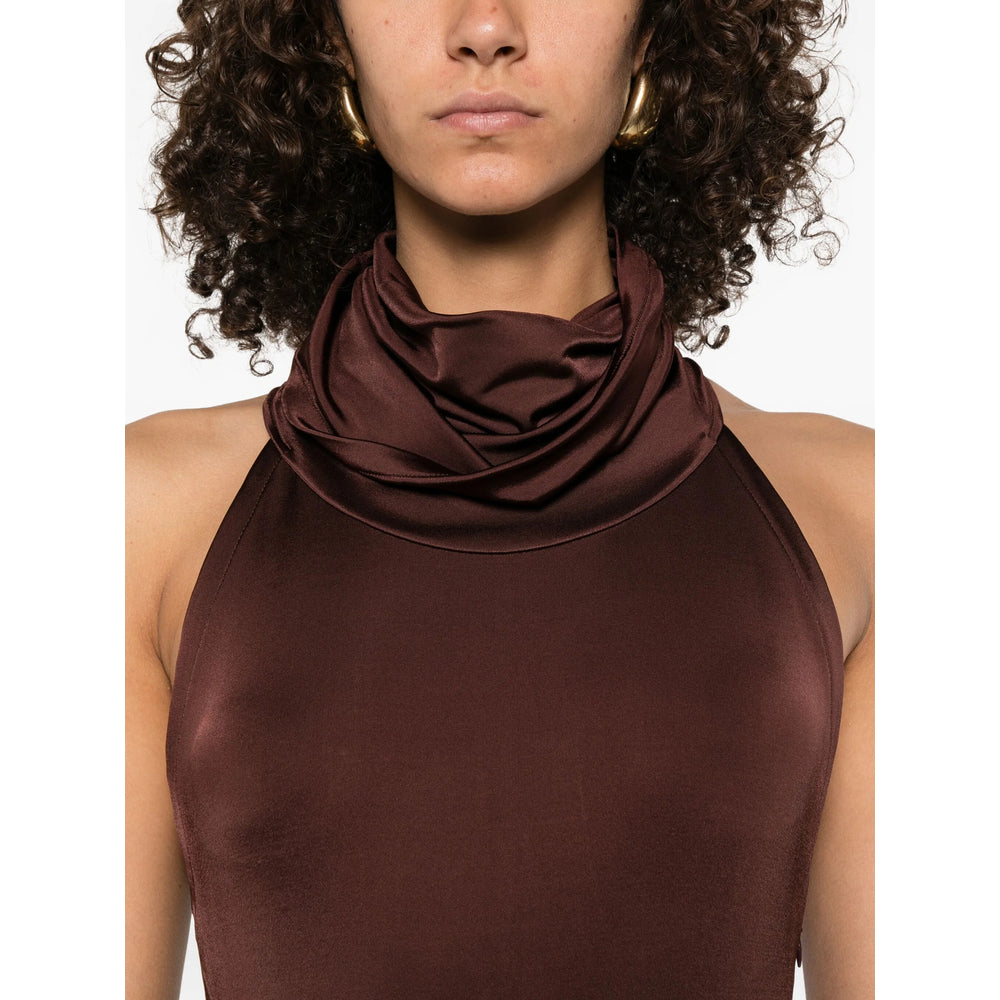 Victoria Beckham Abiti - Marrone | 8a26de908b7278f12ca1ceb2b7a07c2b0bc35bf1