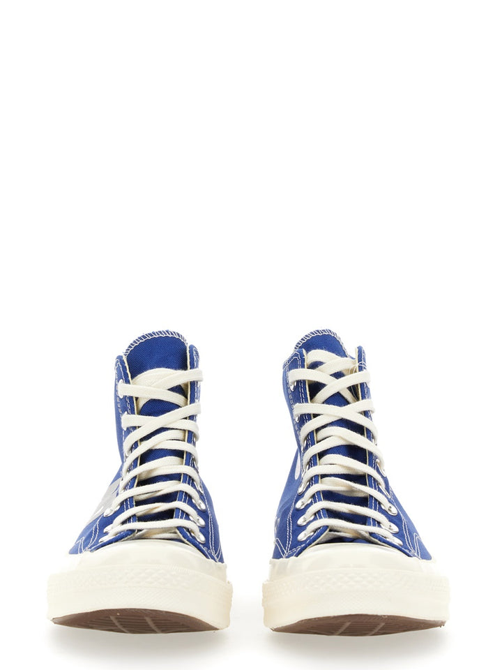 Comme Des Garçon Play x Converse Sneakers - Blu | Wanan Luxury
