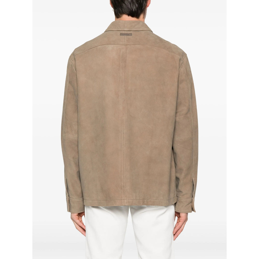 Calvin Klein Leather Outerwears - Marrone | 9a57f32b0ef1fbbab2975ef7d4f0bcf12f3535c6