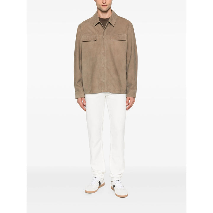 Calvin Klein Leather Outerwears - Marrone | 856a3a2827d09c344d15de2396658c71b72e558a