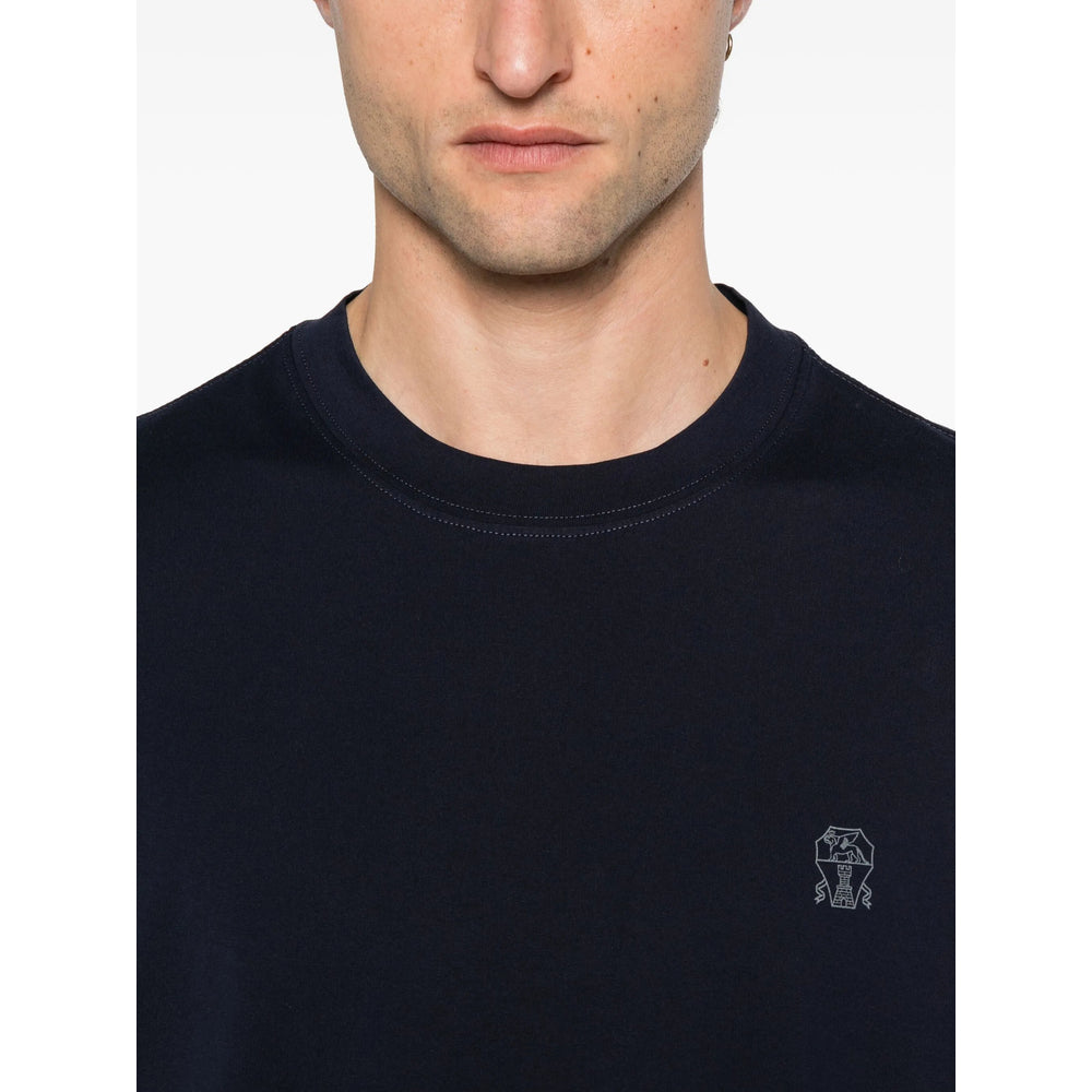 Brunello Cucinelli T Shirt - Blu | 8a5349ae04486b1a9efc804f255b85a4744ba1bd