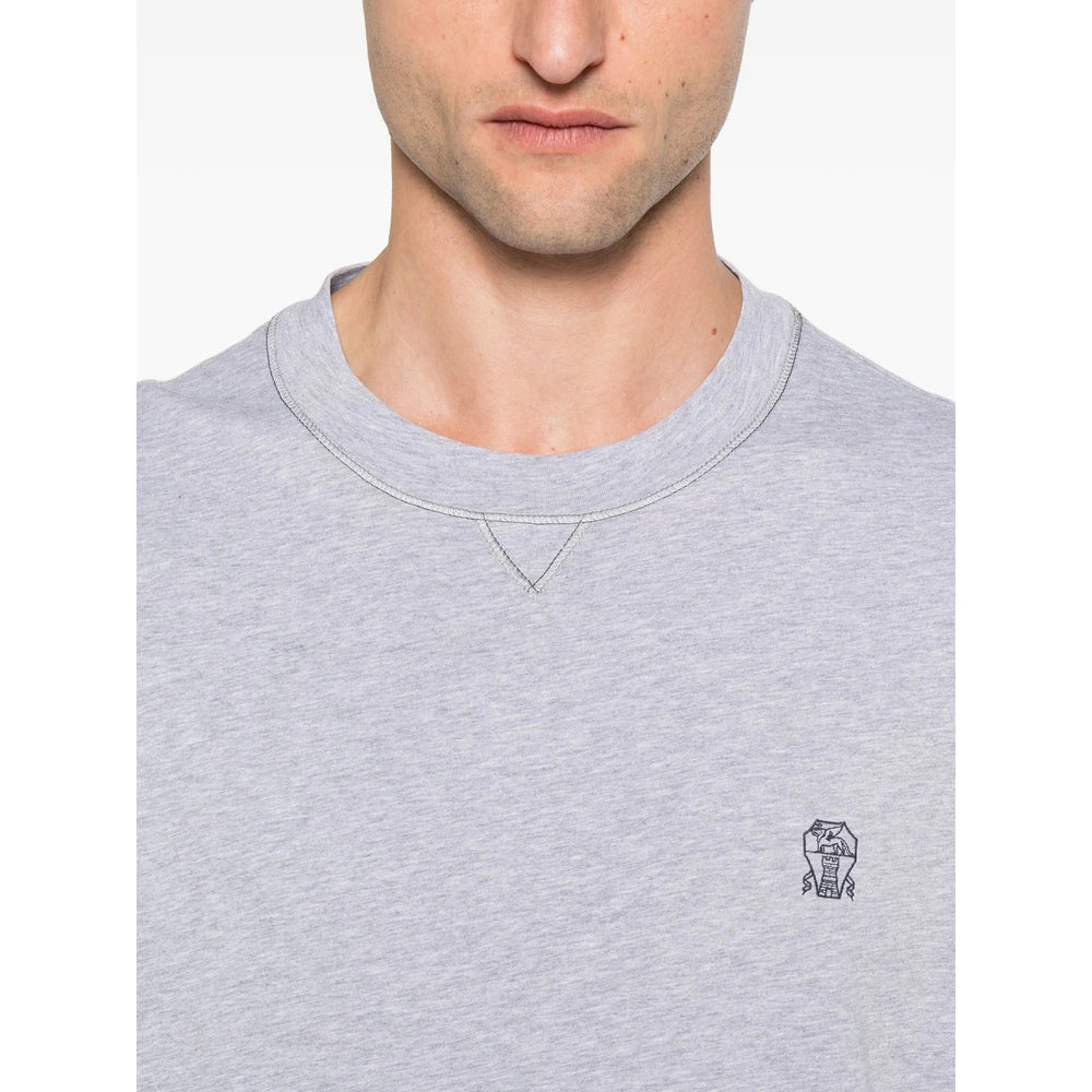 Brunello Cucinelli T Shirt - Grigio | 5d852ebb670fac50a439df9a40346a45fa2f292a