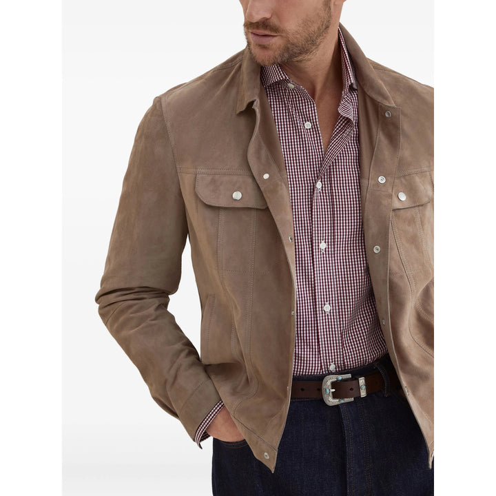 Brunello Cucinelli Camicie - Rosso, Bianco | acabaef3b5fae4b0f8cc622cb260d7d456f79b96