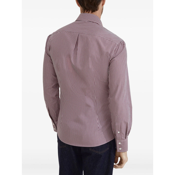 Brunello Cucinelli Camicie - Rosso, Bianco | 9725cc49090c3e6837377835743cafdf92493792