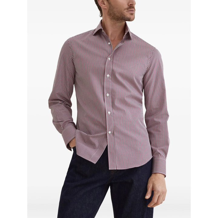 Brunello Cucinelli Camicie - Rosso, Bianco | 0edff77f6bde88879b69bf34b6ebff70b0a0e030