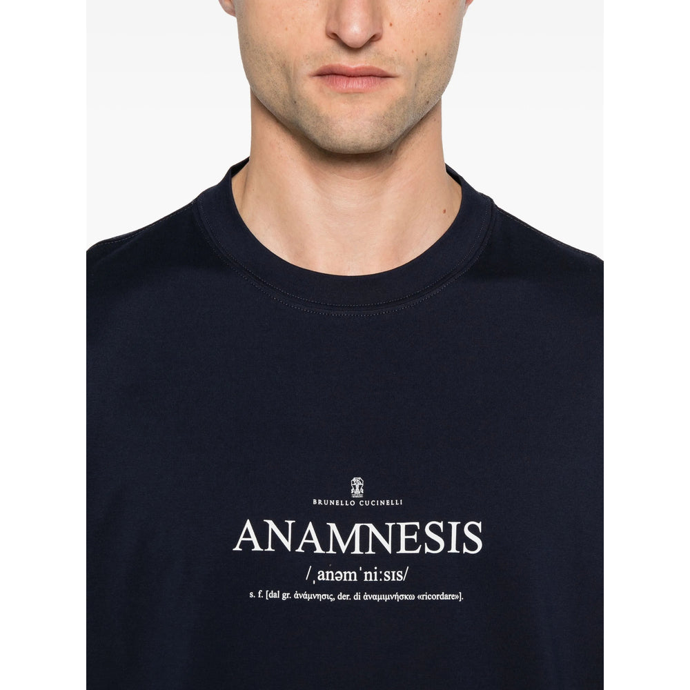 Brunello Cucinelli T Shirt - Blu | c1f1855cac9d5808b0cf82858822c1423a97db49