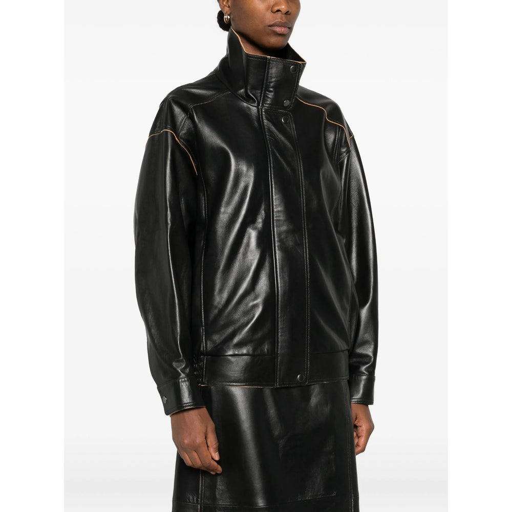 Calvin Klein Leather Outerwears - Nero | cd1f10e51215566dd90aaefb7b658dcec294b1e4