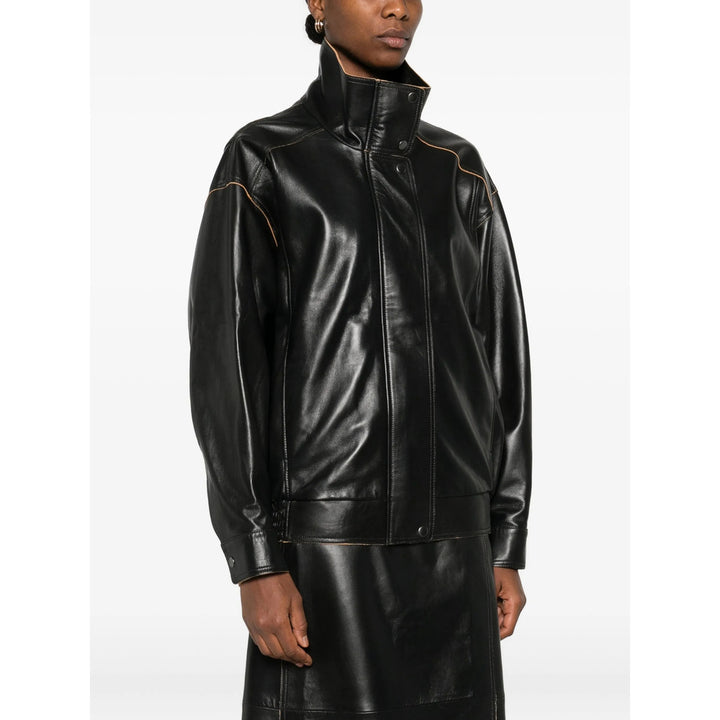 Calvin Klein Leather Outerwears - Nero | cd1f10e51215566dd90aaefb7b658dcec294b1e4