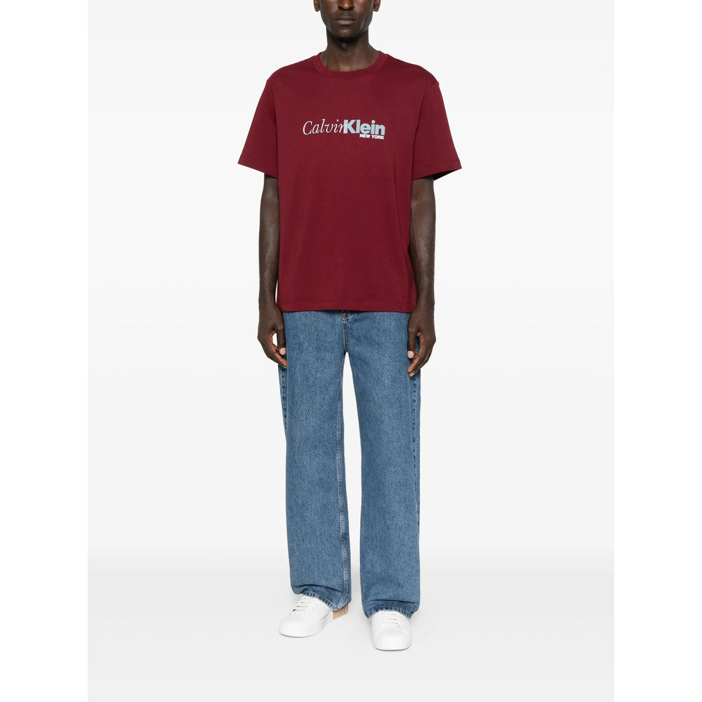 Calvin Klein T Shirt - Rosso | d9e1508b55e4e3933f13be5bf73a0414d4184db6