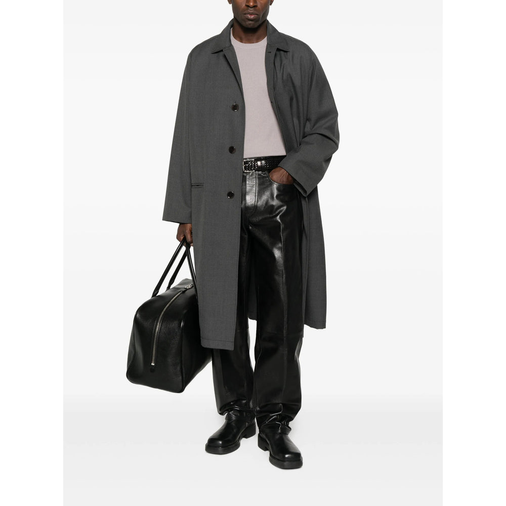 Calvin Klein Leather Pants - Nero | 6e474c240de153621d069617fe3abd0d7883bb93