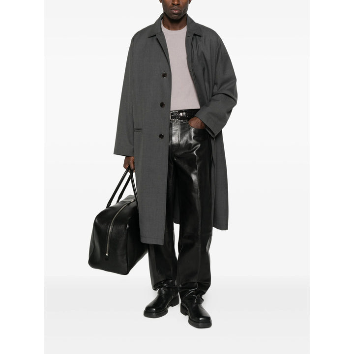 Calvin Klein Leather Pants - Nero | 6e474c240de153621d069617fe3abd0d7883bb93