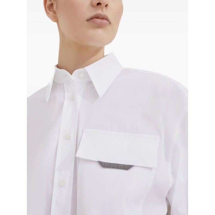 Brunello Cucinelli Camicie - Bianco | aec08c810c736b2dee1a64eef5690479435a7aa1