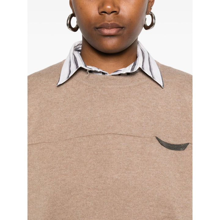 Brunello Cucinelli Maglioni - Marrone | 7004d000e458e5f7bf49234f314103305a01a4e4