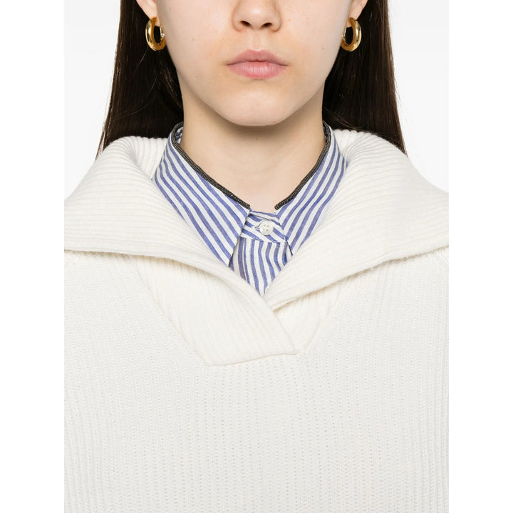 Brunello Cucinelli Maglioni - Bianco | 1528de135aa166e861a52ecc20efd66da5f44eb0