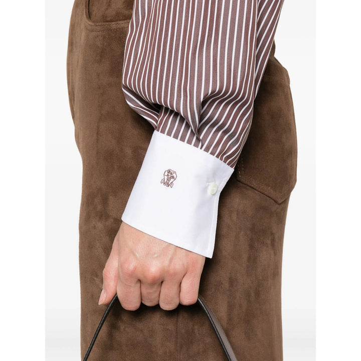 Brunello Cucinelli Camicie - Marrone | e5c8d51fabbb3e19831c778e8a3add738c7258cf