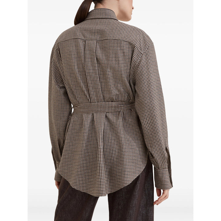 Brunello Cucinelli Camicie - Marrone | 65170261315e65c6e21bd0c532d6b77de9d38ab4