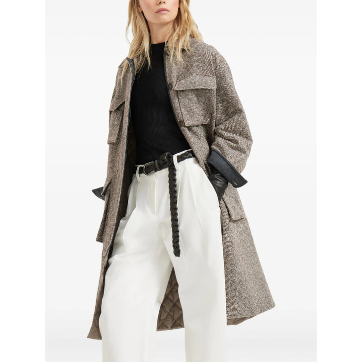 Brunello Cucinelli Cappotti - Marrone | f0fdcd8abe76ff224ad2570ac0ef5fed7c1d5e9d