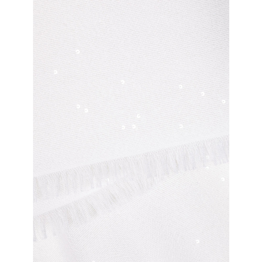 Brunello Cucinelli Scarves - Bianco | 01dfdab44794ff3301d7c61a9854f6262a229562