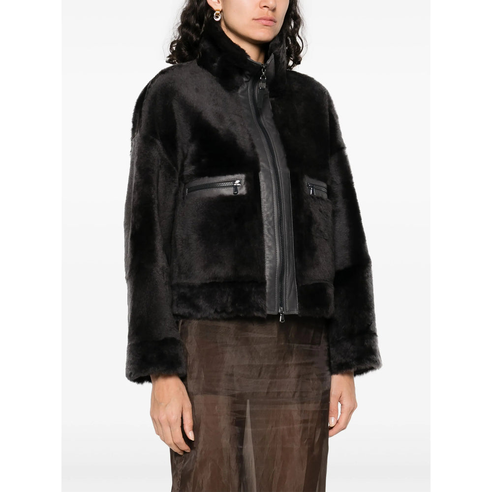 Brunello Cucinelli Leather Outerwears - Grigio | 191460f8916afdedcc91eef28c6ec95da7680a24