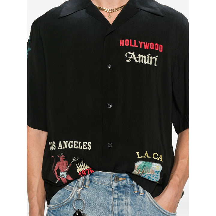 Amiri Camicie - Nero | 101480488c09c6a28384ad8c851b077e86408576
