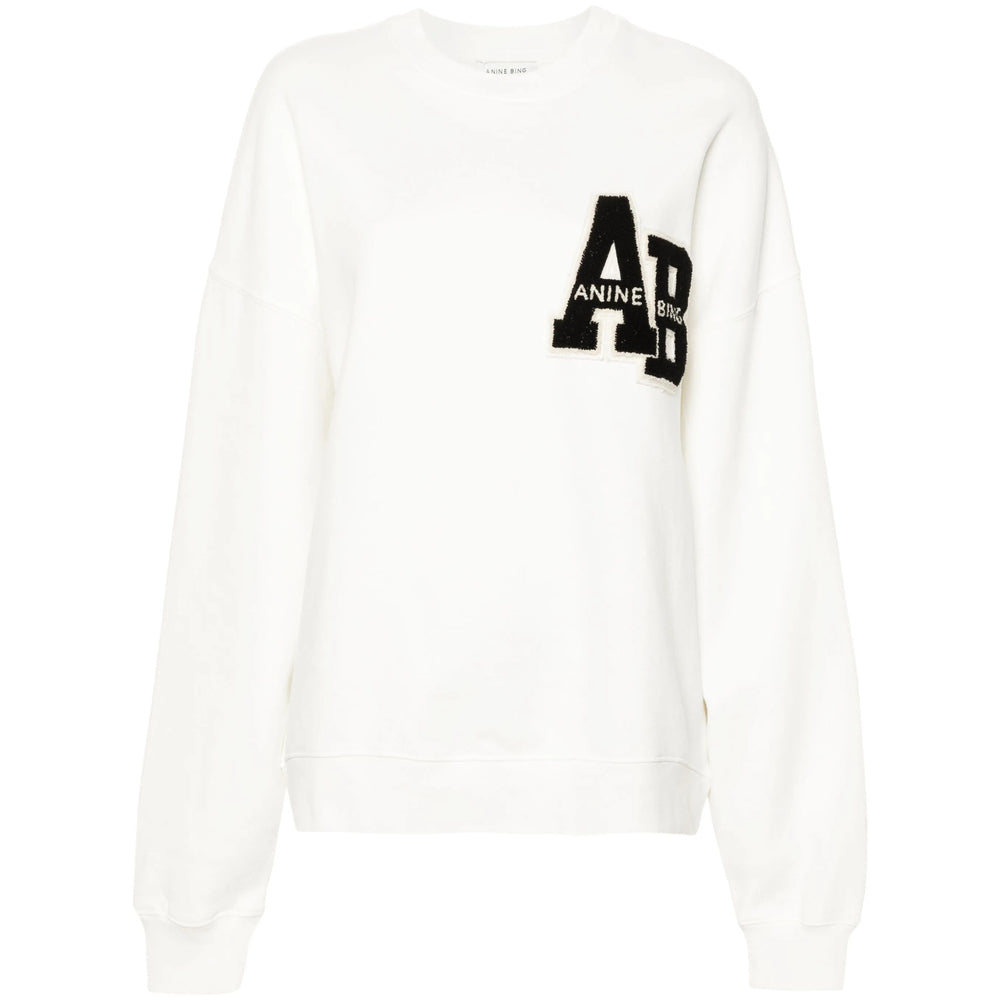 Anine Bing Felpe - Bianco | 7b73971841e5ad2f68efba834594009a77aef371
