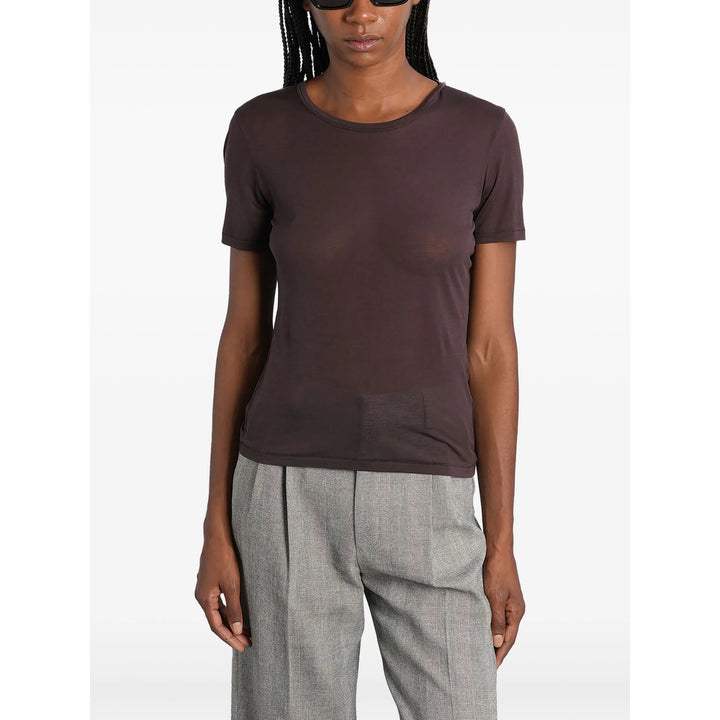 Anine Bing T Shirt - Marrone | 20ceed074f09adde6f90bfb2fd88e611c1f1ed97