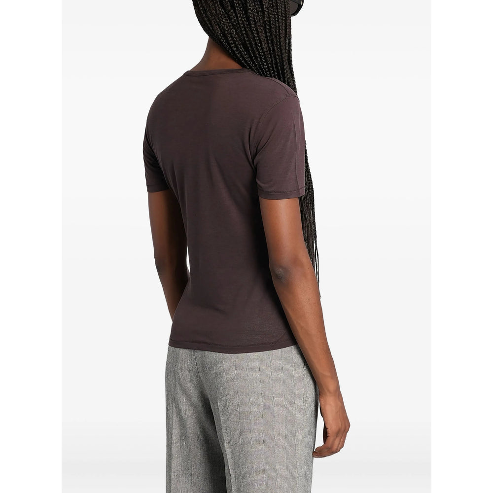 Anine Bing T Shirt - Marrone | 70e4e5f185a4f0d274c3dc9550216ea6442cc78f