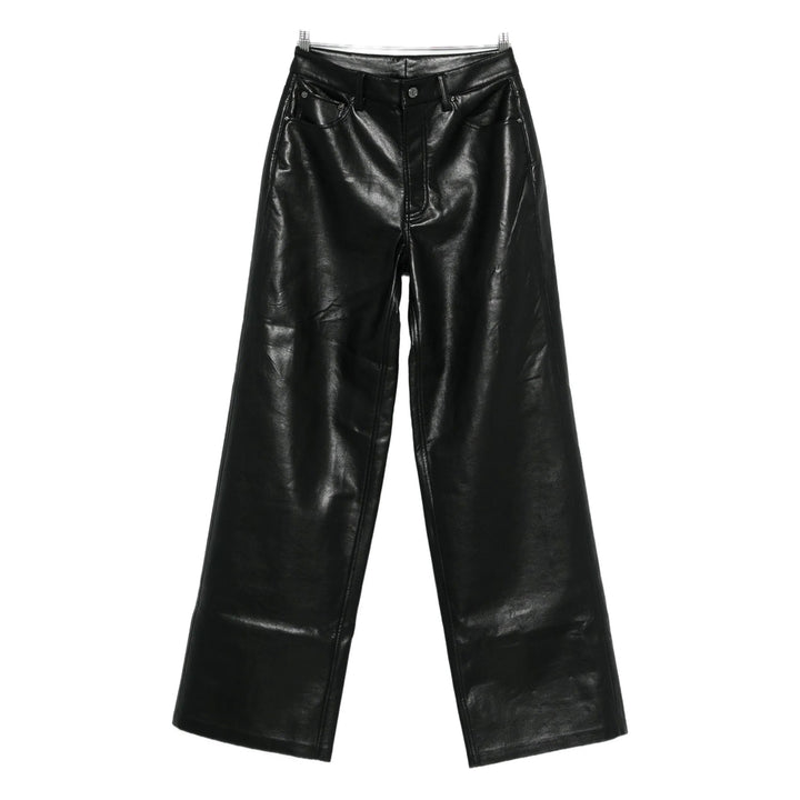 Anine Bing Leather Pants - Nero | 110b6acfda9a89cf44b81ef8cafb808a42140fae