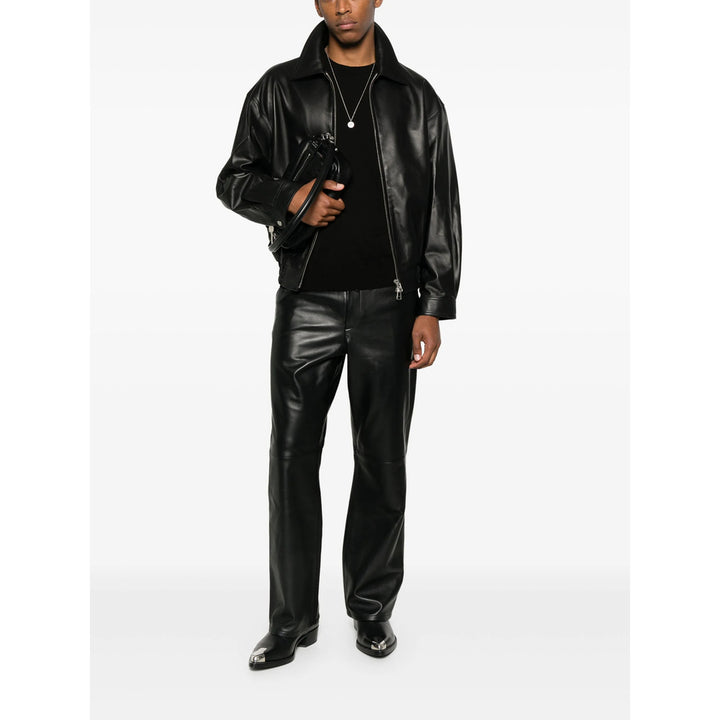 Tonywack Leather Pants - Nero | a0fa2cf1adb2e867b60f8de7009922250723d395