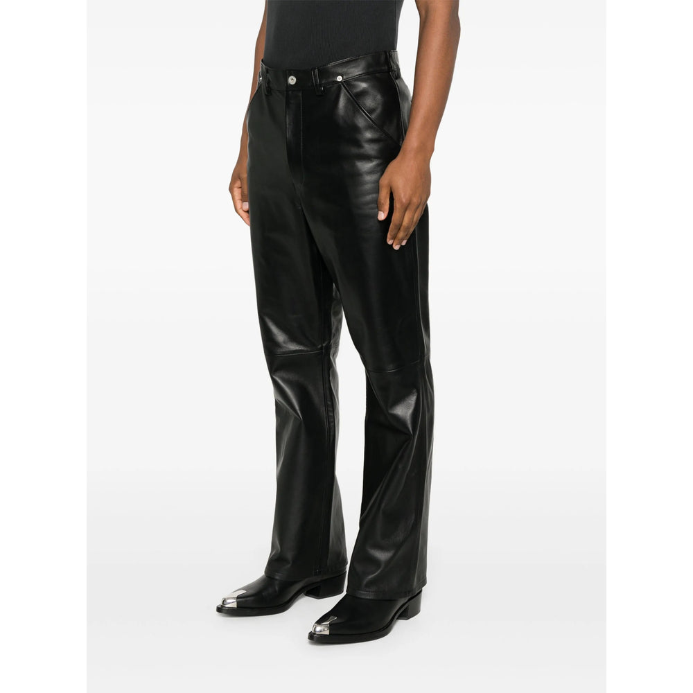 Tonywack Leather Pants - Nero | 004f3eb21a6e0032ada7346ab646c3d1975a6f44