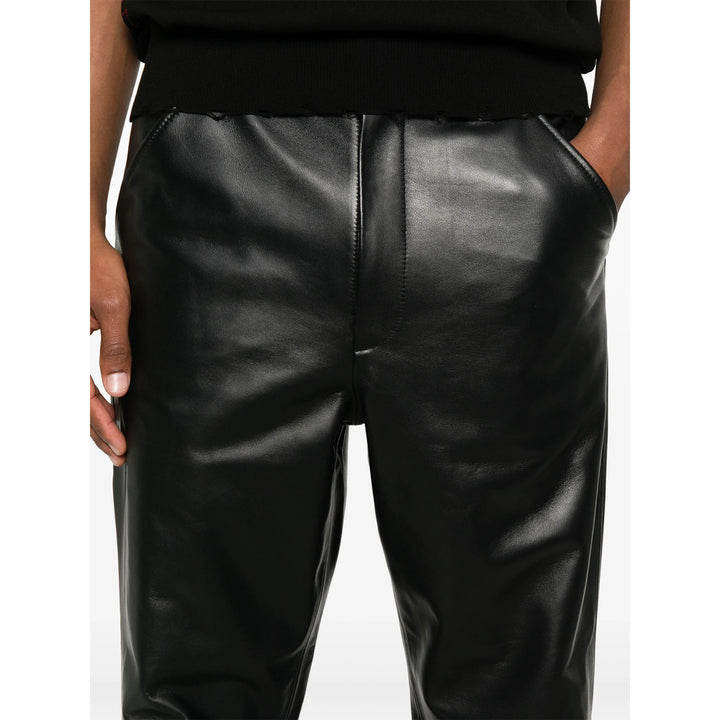 Tonywack Leather Pants - Nero | f178b7ce5dc35accb9fefe801f6016fbcffac7f1