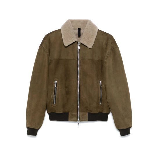 Leather Outerwears Verde, Neutro